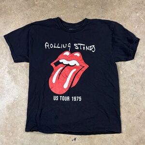 Large Youth Black Rolling Stones T-Shirt